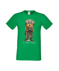 Мъжка Тениска Cute Cuddly Teddy Bear No Cape Required