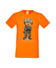 Мъжка Тениска Cute Cuddly Teddy Bear No Cape Required