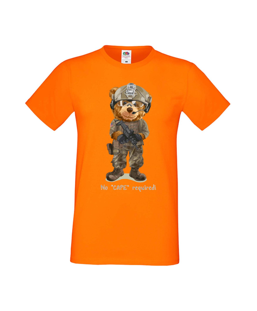 Мъжка Тениска Cute Cuddly Teddy Bear No Cape Required