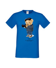 Мъжка Тениска Cute Cuddly Teddy Bear Say Cheese
