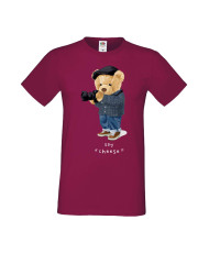 Мъжка Тениска Cute Cuddly Teddy Bear Say Cheese