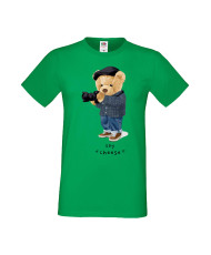Мъжка Тениска Cute Cuddly Teddy Bear Say Cheese