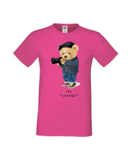 Мъжка Тениска Cute Cuddly Teddy Bear Say Cheese