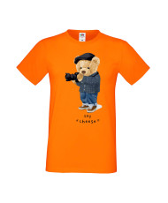 Мъжка Тениска Cute Cuddly Teddy Bear Say Cheese
