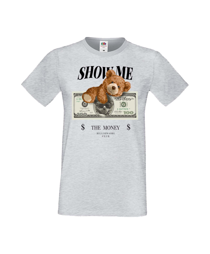 Мъжка Тениска Cute Cuddly Teddy Bear Show Me The Money