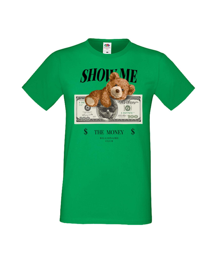 Мъжка Тениска Cute Cuddly Teddy Bear Show Me The Money
