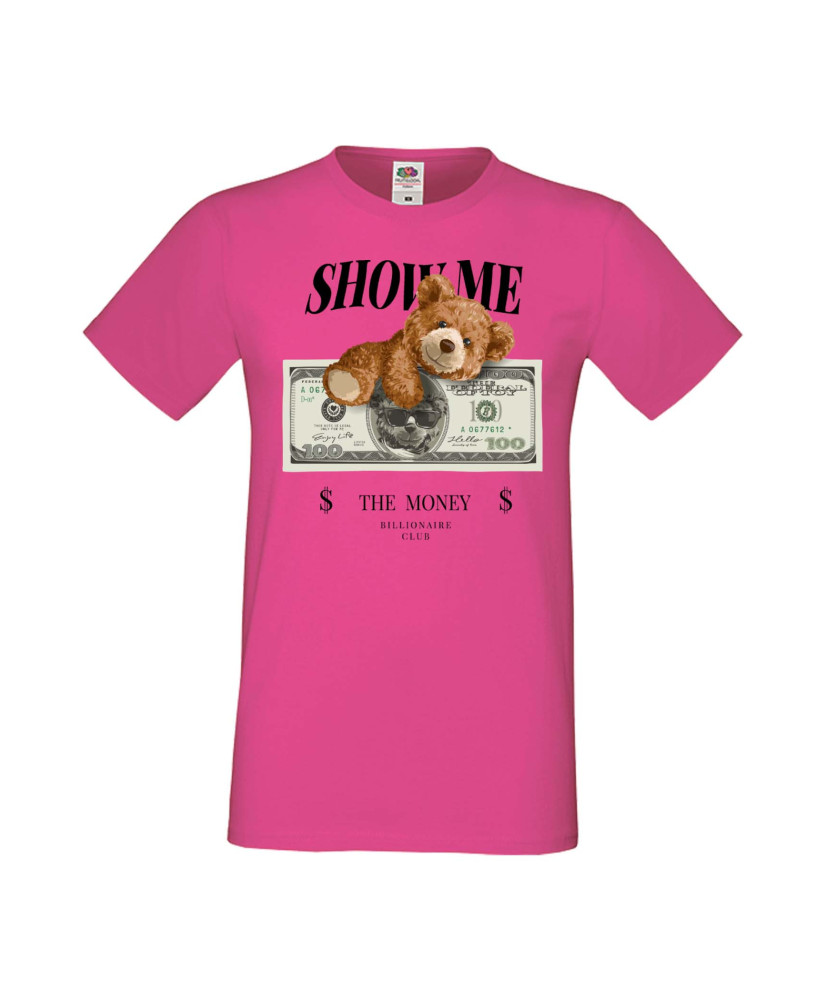 Мъжка Тениска Cute Cuddly Teddy Bear Show Me The Money