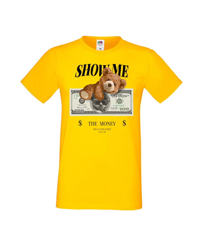 Мъжка Тениска Cute Cuddly Teddy Bear Show Me The Money