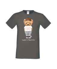 Мъжка Тениска Cute Cuddly Teddy Bear Simple And Beautiful