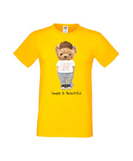 Мъжка Тениска Cute Cuddly Teddy Bear Simple And Beautiful