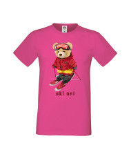 Мъжка Тениска Cute Cuddly Teddy Bear Ski On