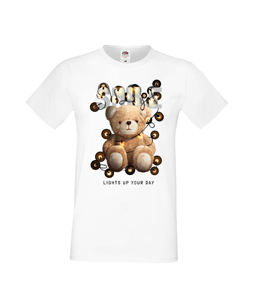 Мъжка Тениска Cute Cuddly Teddy Bear Smile