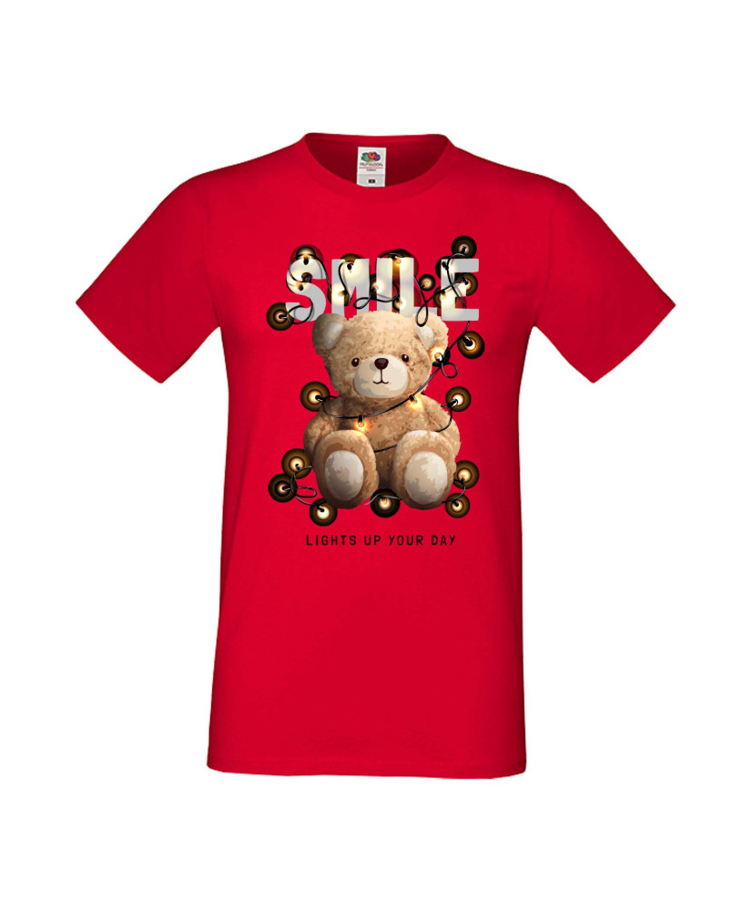 Мъжка Тениска Cute Cuddly Teddy Bear Smile