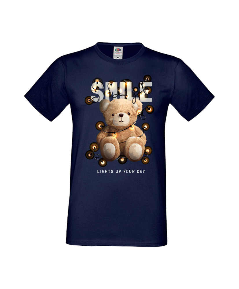 Мъжка Тениска Cute Cuddly Teddy Bear Smile