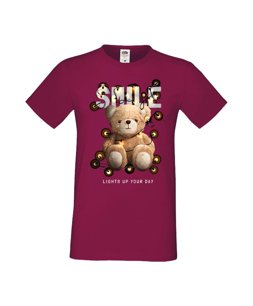 Мъжка Тениска Cute Cuddly Teddy Bear Smile Мъжка Тениска Cute Cuddly Teddy Bear Smile