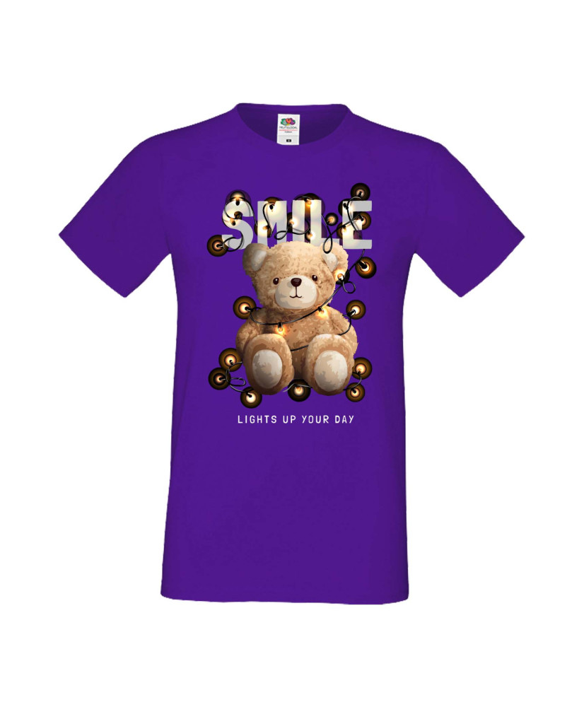 Мъжка Тениска Cute Cuddly Teddy Bear Smile