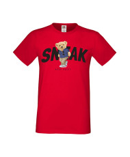 Мъжка Тениска Cute Cuddly Teddy Bear Sneak Keep Quiet