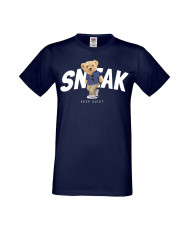 Мъжка Тениска Cute Cuddly Teddy Bear Sneak Keep Quiet