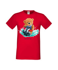 Мъжка Тениска Cute Cuddly Teddy Bear Splash Up