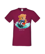 Мъжка Тениска Cute Cuddly Teddy Bear Splash Up