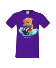 Мъжка Тениска Cute Cuddly Teddy Bear Splash Up