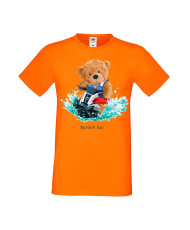 Мъжка Тениска Cute Cuddly Teddy Bear Splash Up