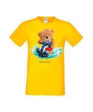 Мъжка Тениска Cute Cuddly Teddy Bear Splash Up