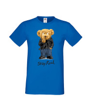 Мъжка Тениска Cute Cuddly Teddy Bear Stay Real