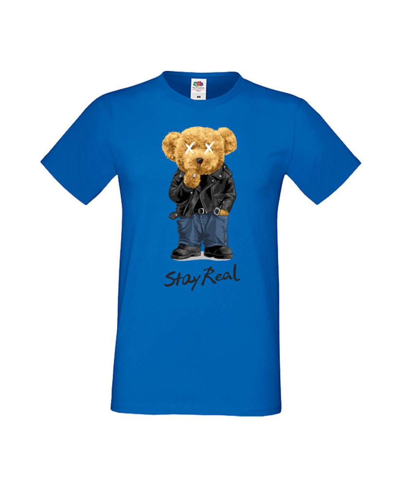 Мъжка Тениска Cute Cuddly Teddy Bear Stay Real