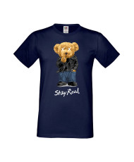 Мъжка Тениска Cute Cuddly Teddy Bear Stay Real