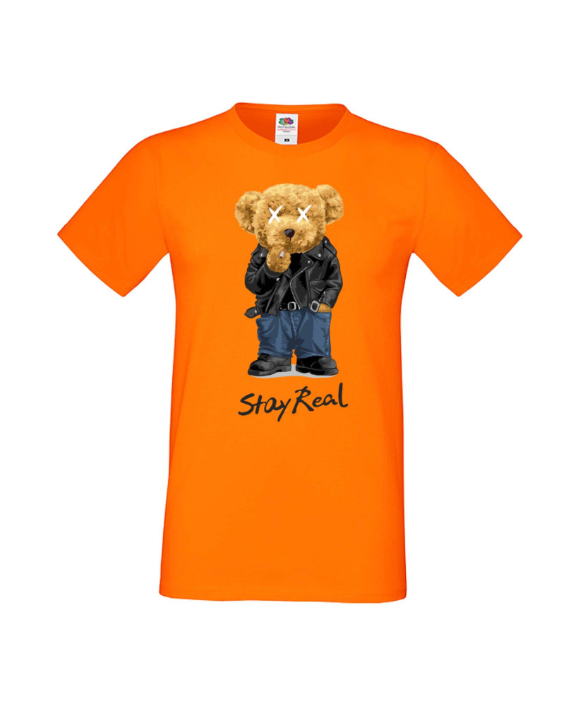 Мъжка Тениска Cute Cuddly Teddy Bear Stay Real