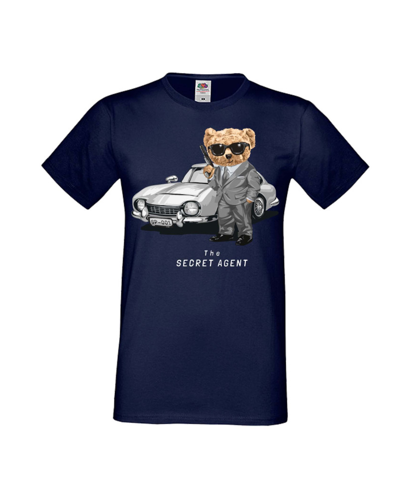 Мъжка Тениска Cute Cuddly Teddy Bear The Secret Agent Мъжка Тениска Cute Cuddly Teddy Bear The Secret Agent