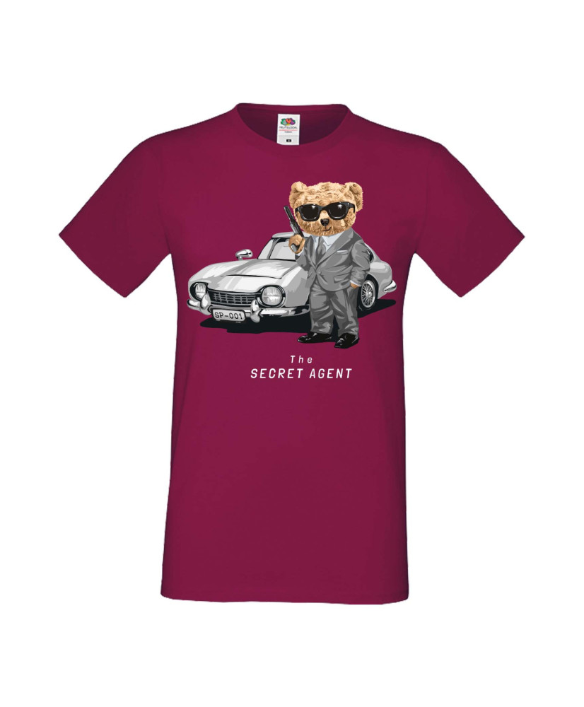 Мъжка Тениска Cute Cuddly Teddy Bear The Secret Agent