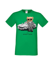 Мъжка Тениска Cute Cuddly Teddy Bear The Secret Agent