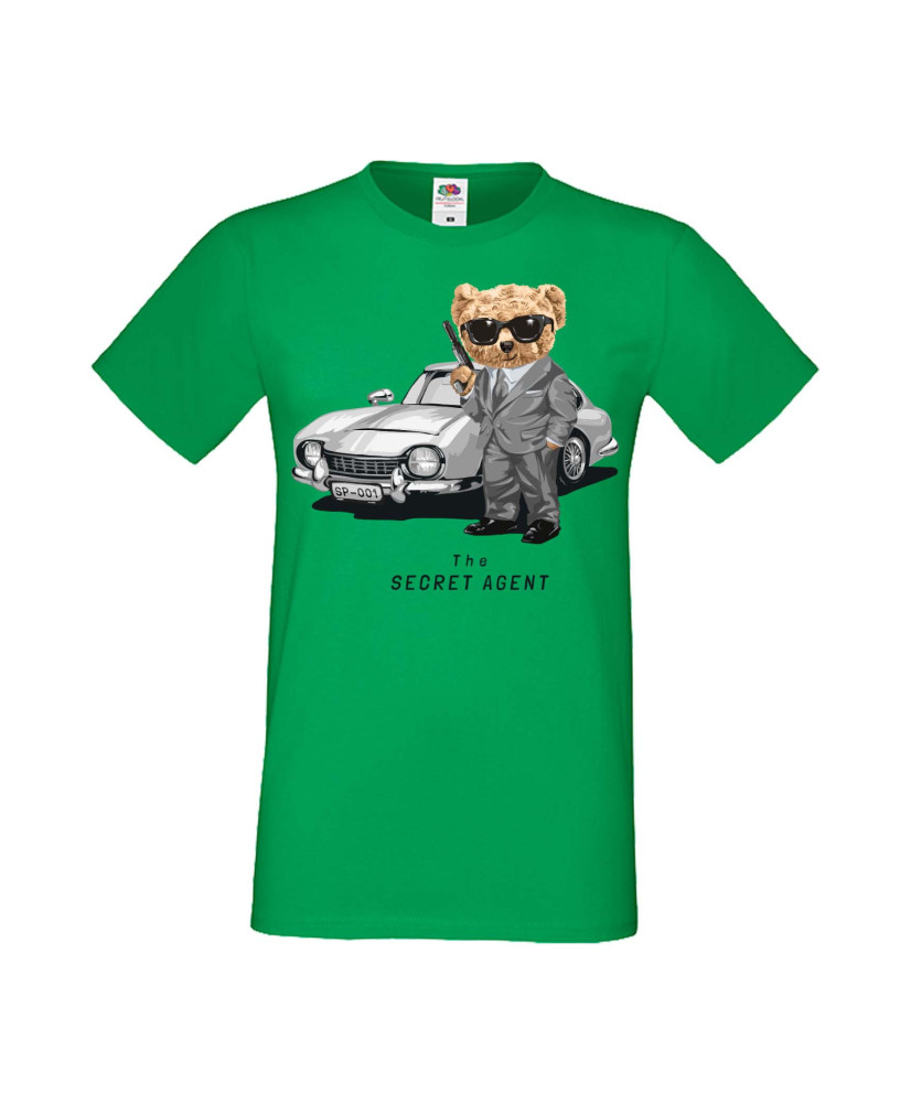 Мъжка Тениска Cute Cuddly Teddy Bear The Secret Agent