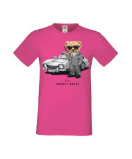 Мъжка Тениска Cute Cuddly Teddy Bear The Secret Agent