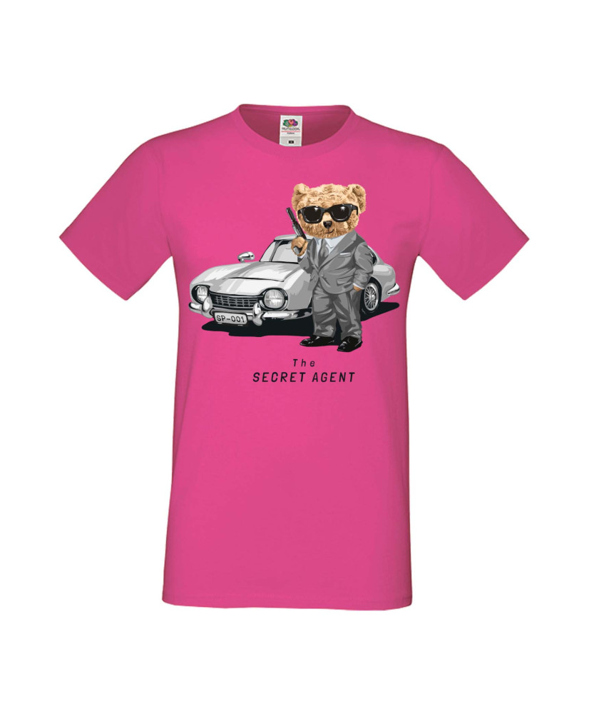Мъжка Тениска Cute Cuddly Teddy Bear The Secret Agent