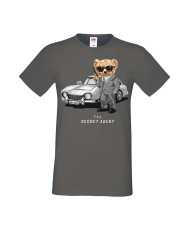 Мъжка Тениска Cute Cuddly Teddy Bear The Secret Agent