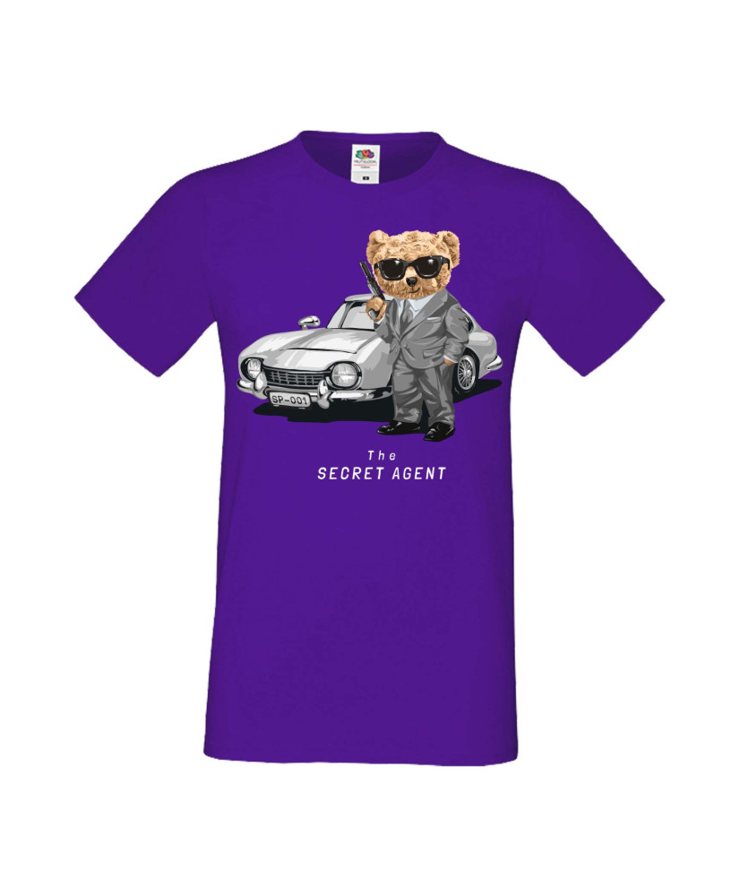 Мъжка Тениска Cute Cuddly Teddy Bear The Secret Agent