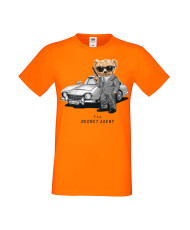 Мъжка Тениска Cute Cuddly Teddy Bear The Secret Agent