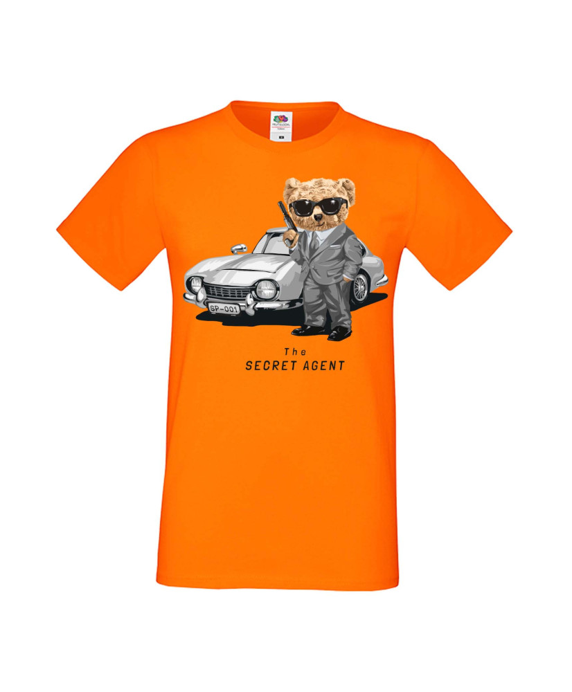 Мъжка Тениска Cute Cuddly Teddy Bear The Secret Agent