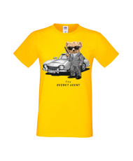Мъжка Тениска Cute Cuddly Teddy Bear The Secret Agent