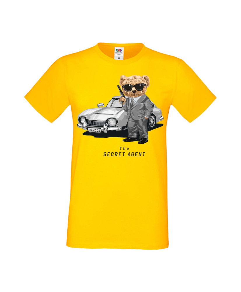 Мъжка Тениска Cute Cuddly Teddy Bear The Secret Agent
