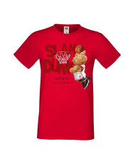 Мъжка Тениска Cute Cuddly Teddy Bear Let'S Fly For A Little While Slam Dunk