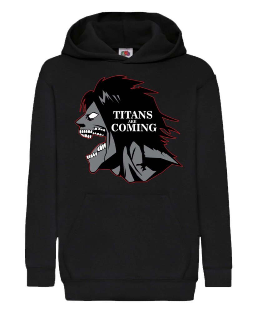Детски Суитшърт Attack On Titan Titans Are Comings