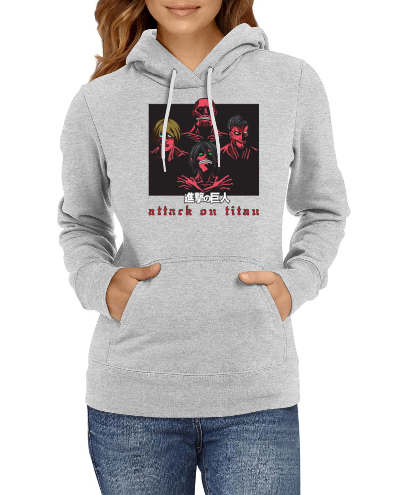 Дамски Суитшърт Japan Manga Anime Comics Attack On Titan The Titans