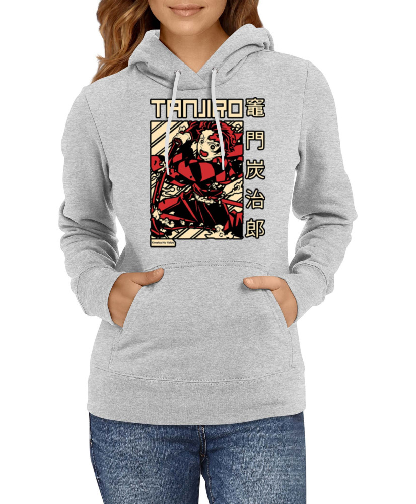 Дамски Суитшърт Japan Manga Anime Comics Demon Slayer Tanjiro Kamado 02
