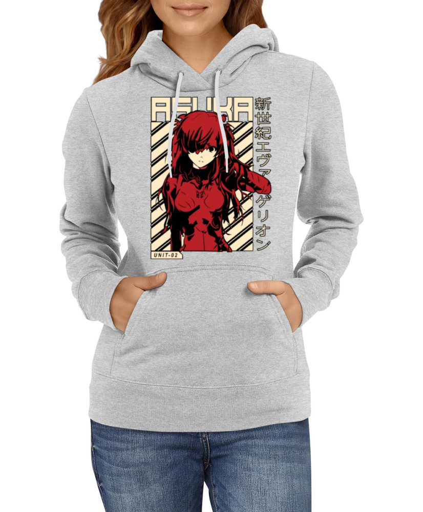 Дамски Суитшърт Japan Manga Anime Comics Neon Genesis Evangelion Asuka