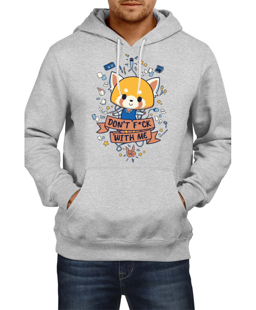 Мъжки Суитшърт Japan Anime Manga Comics Aggretsuko 01