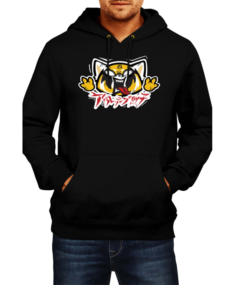 Мъжки Суитшърт Japan Anime Manga Comics Aggretsuko 02